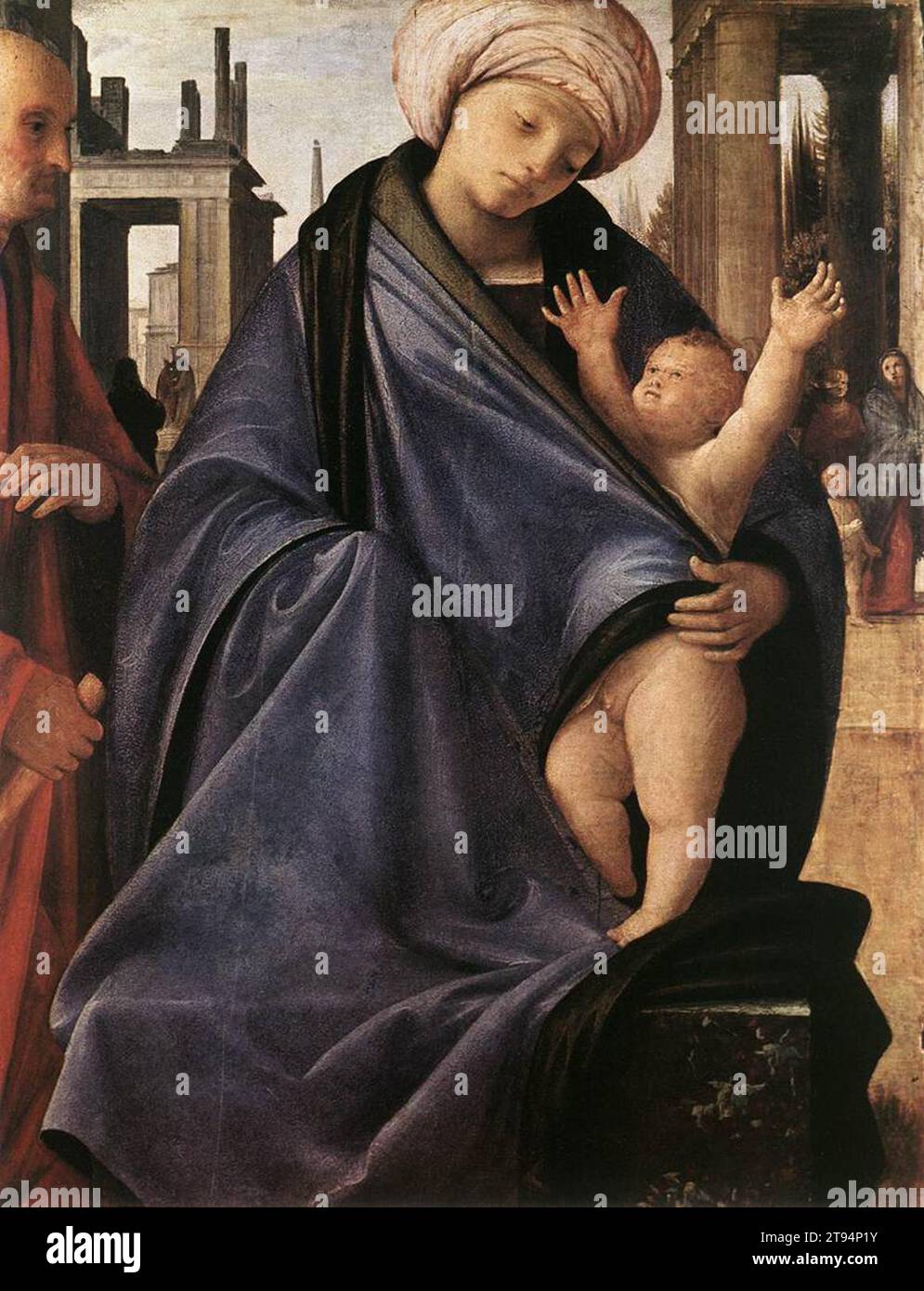 Holy Family c. 1520 by Bramantino Stock Photo