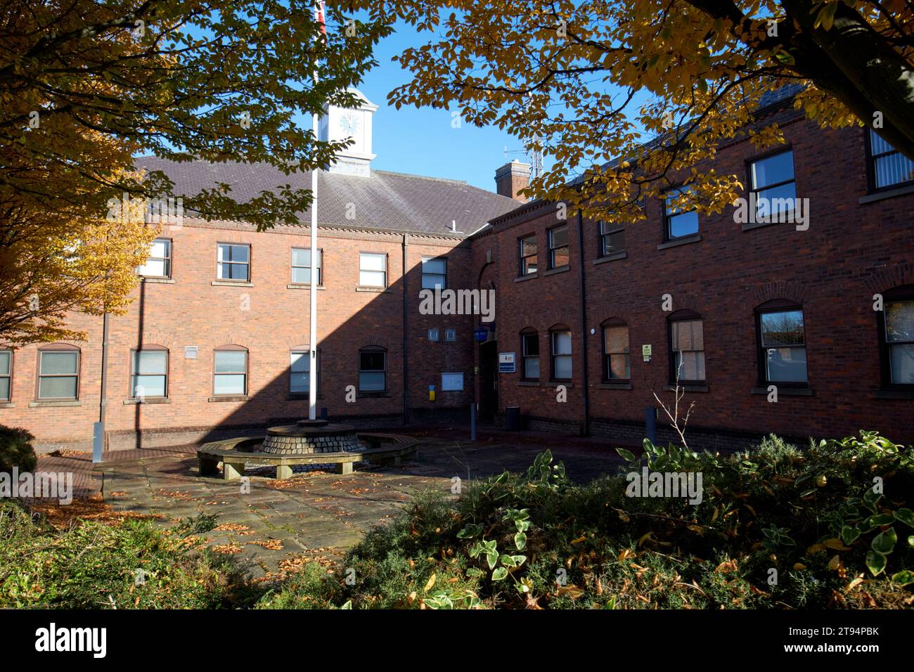 ormskirk police station ormskirk, lancashire, england, uk Stock Photo