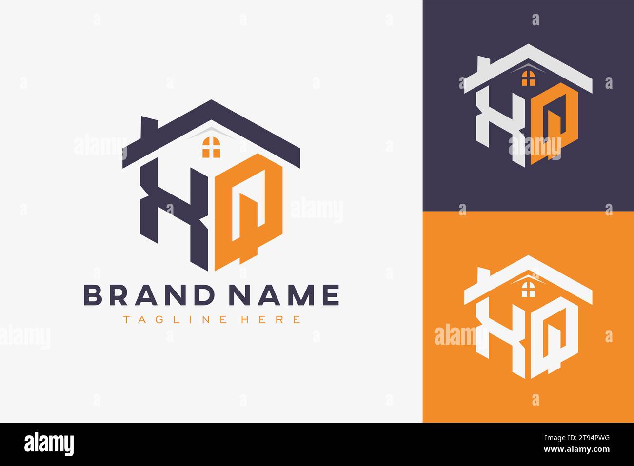 Xq modern logo Stock Vector Images - Alamy