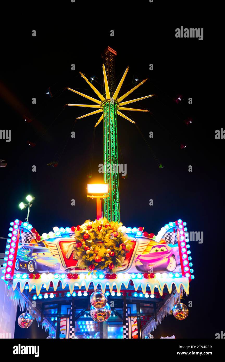 Blackpool Christmas market and fair 2023 on the Tower festival headland
