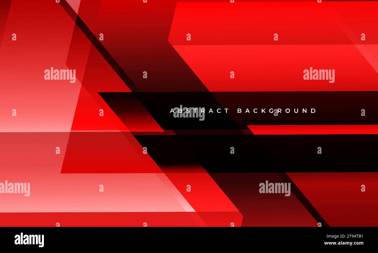 Red and black modern trendy abstract background with geometric shapes ...