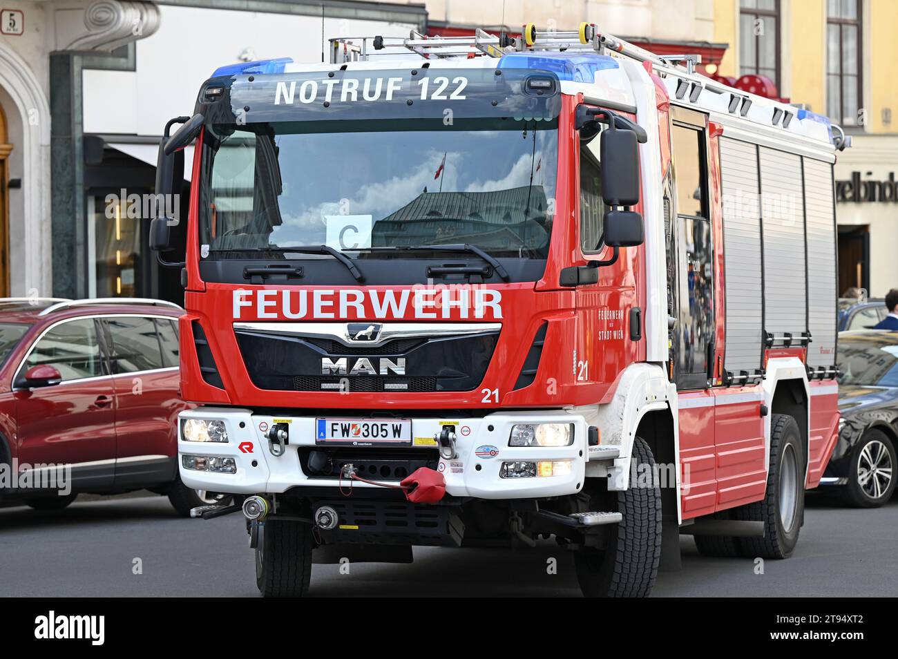 Vehicle of the Vienna professional fire department Stock Photo Alamy