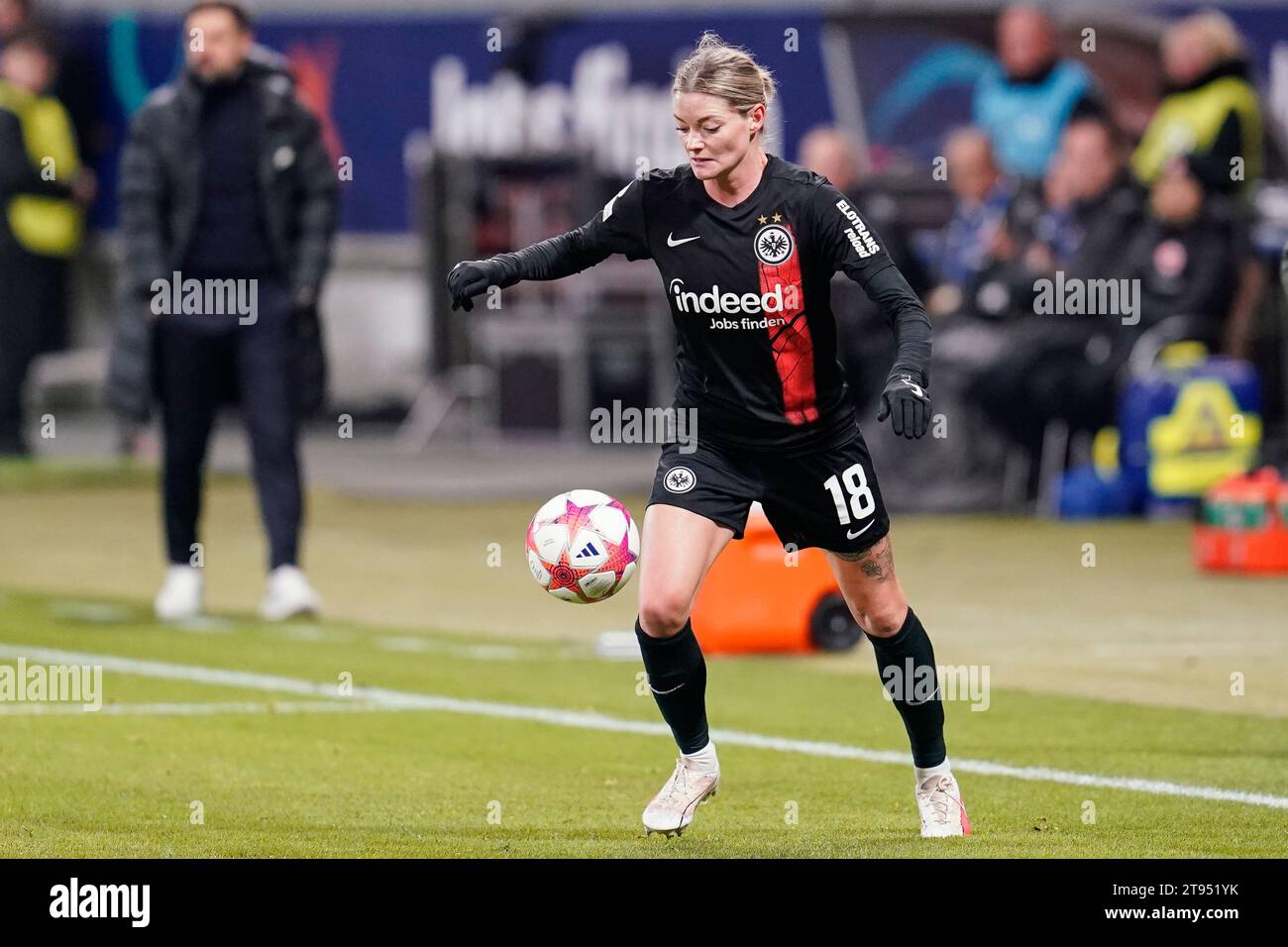 Fc barcelona women eintracht frankfurt women hires stock photography