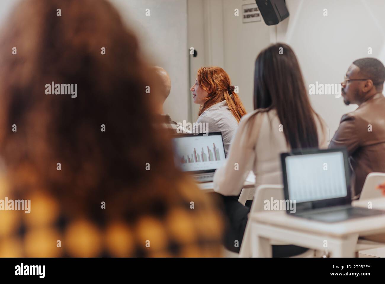 Diverse group male female employees hi-res stock photography and images ...
