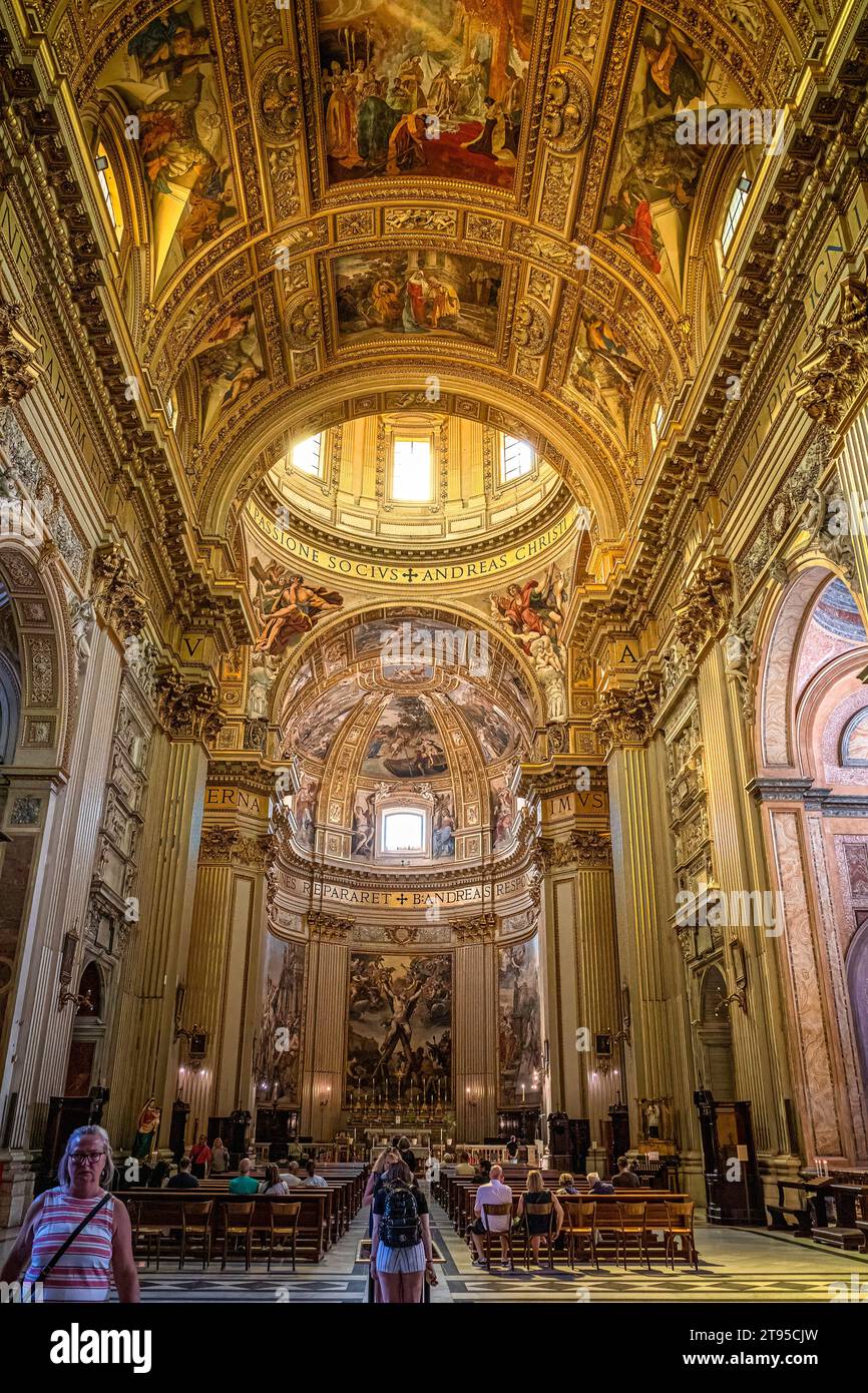 Curch in Rome Italy Stock Photo