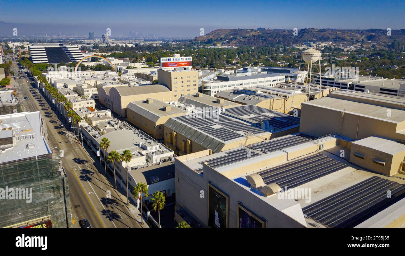 los angeles drone footage