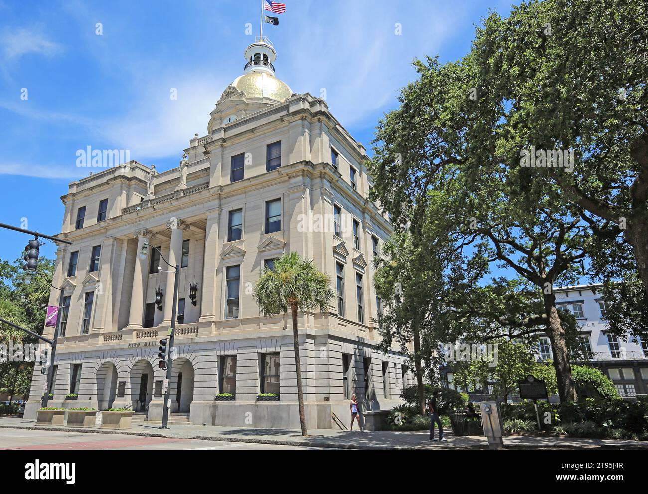City Hall - Savannah, Georgia Stock Photo - Alamy