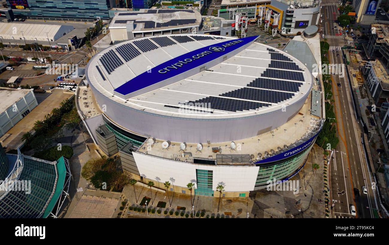Crypto Com Arena Aerial Hi Res Stock Photography And Images Alamy
