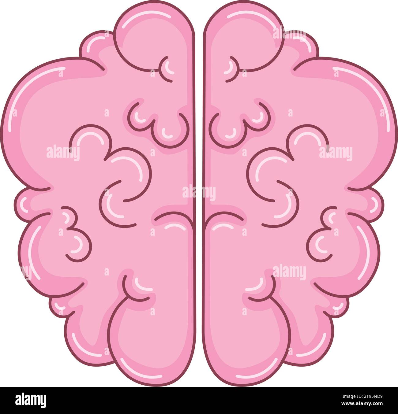human brain illustration Stock Vector Image & Art - Alamy