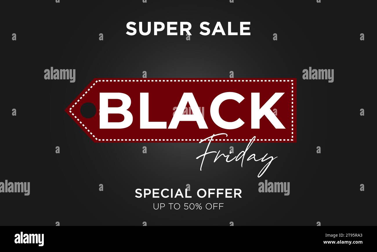 super sale black friday background vector Stock Vector
