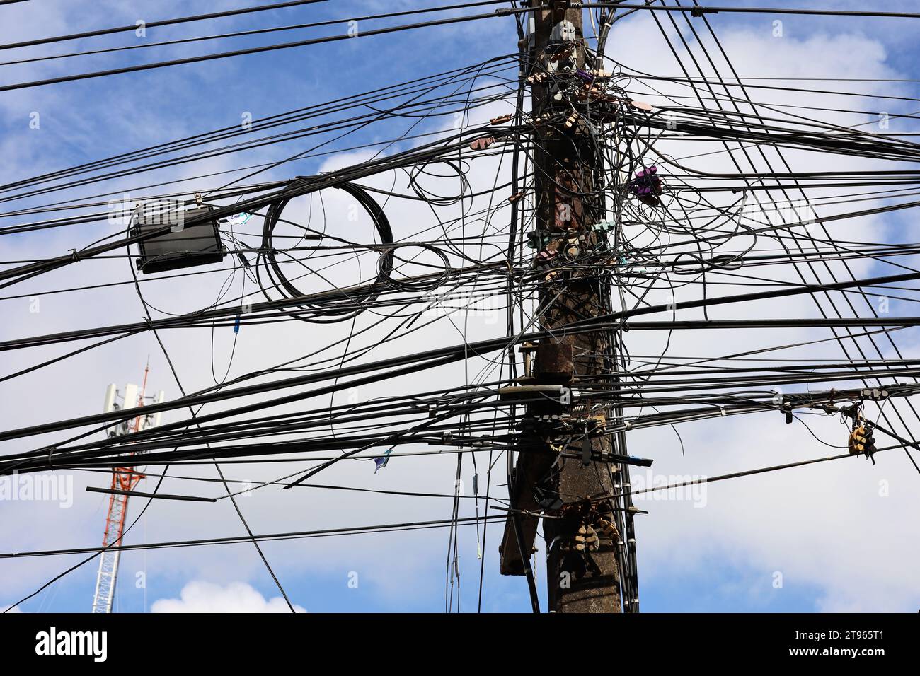 Danger power lines hi-res stock photography and images - Page 3 - Alamy