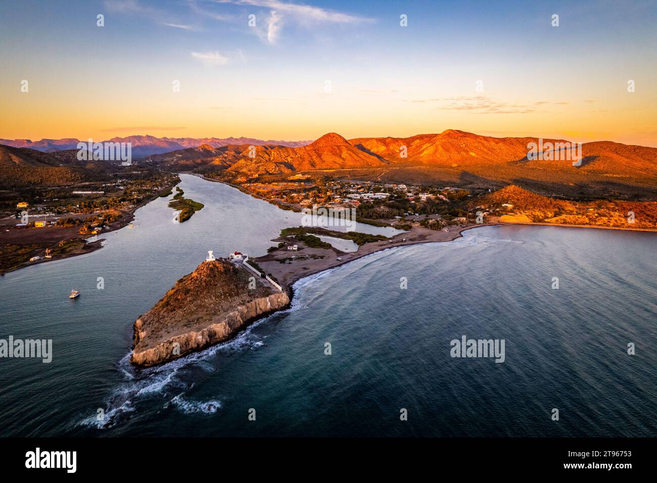 Aerial mexico golden hour hi-res stock photography and images - Alamy