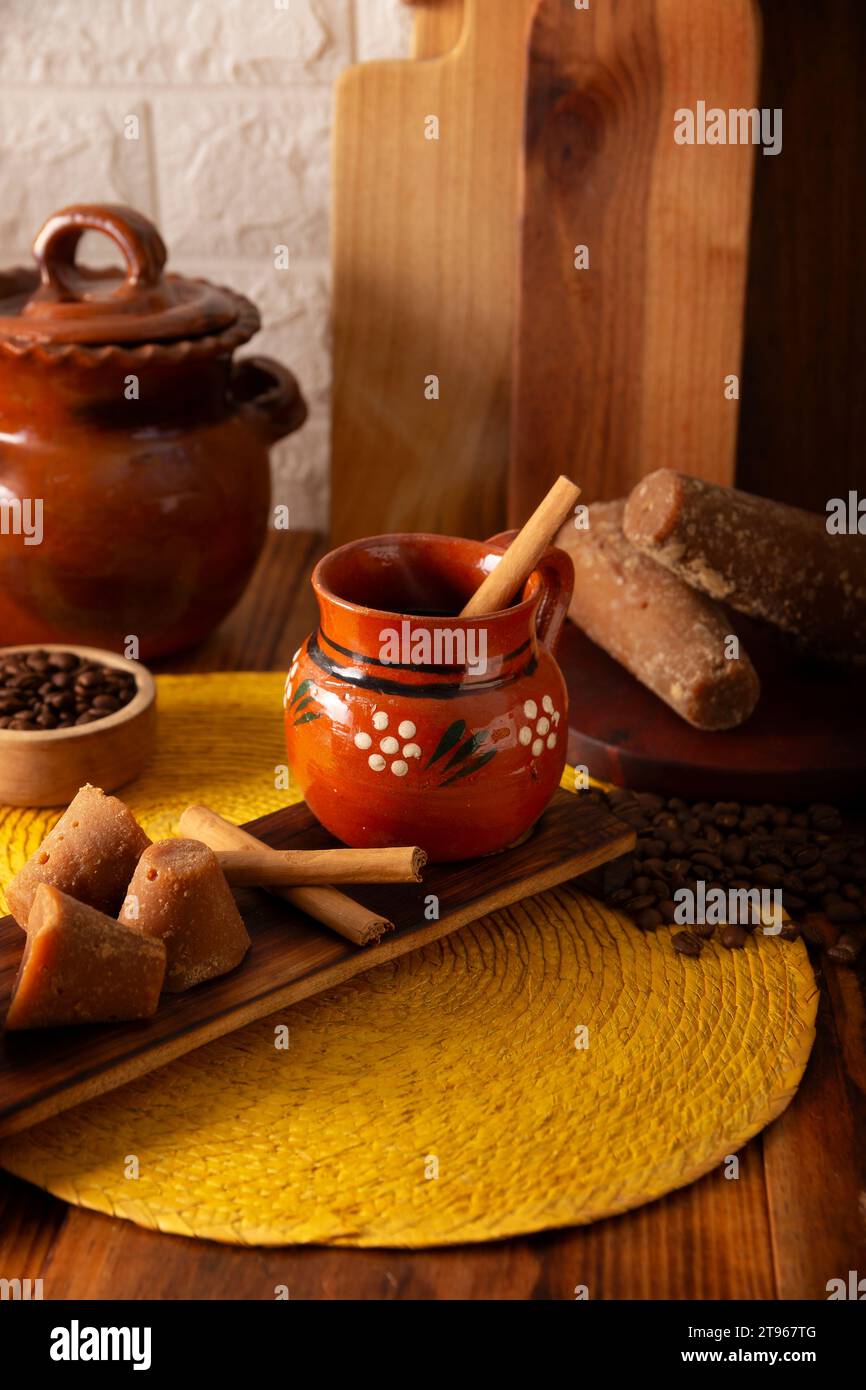 Cafe de Olla, Mexicanstyle coffee prepared with roasted and ground