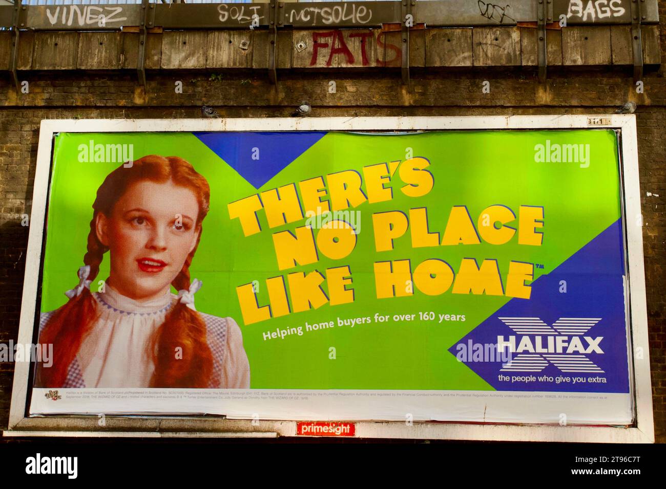 Advertising Billboard, London. Stock Photo