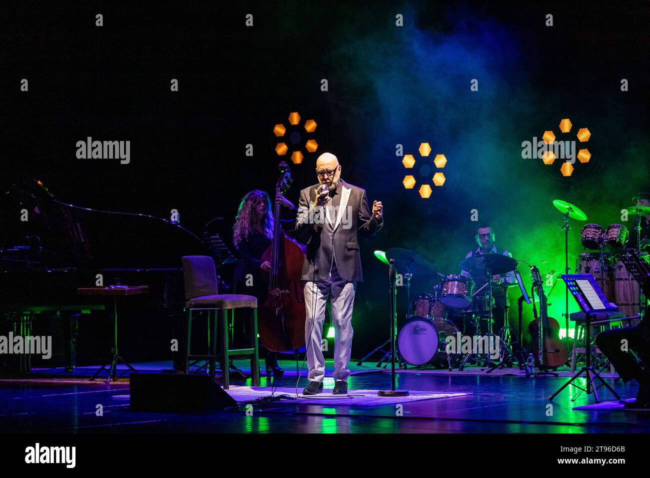 Italian singer Music Concert - Mario Biondi - Live 2023 Mario Biondi Milan Teatro Lirico Giorgio Gaber Italy Copyright: xLucaxMicheli/TSCKx/xLiveMediax LPM 1137805 Credit: Imago/Alamy Live News Stock Photo