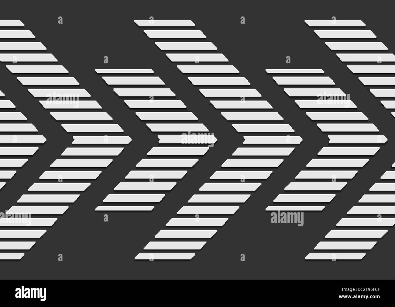 Black and white abstract tech geometric background with arrows. Vector ...