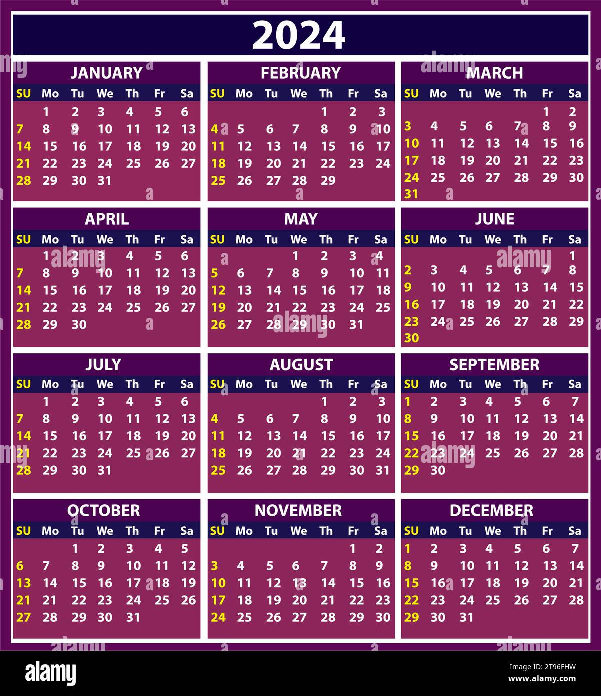 January February March April May 2025 Calendar Mehdi Addison