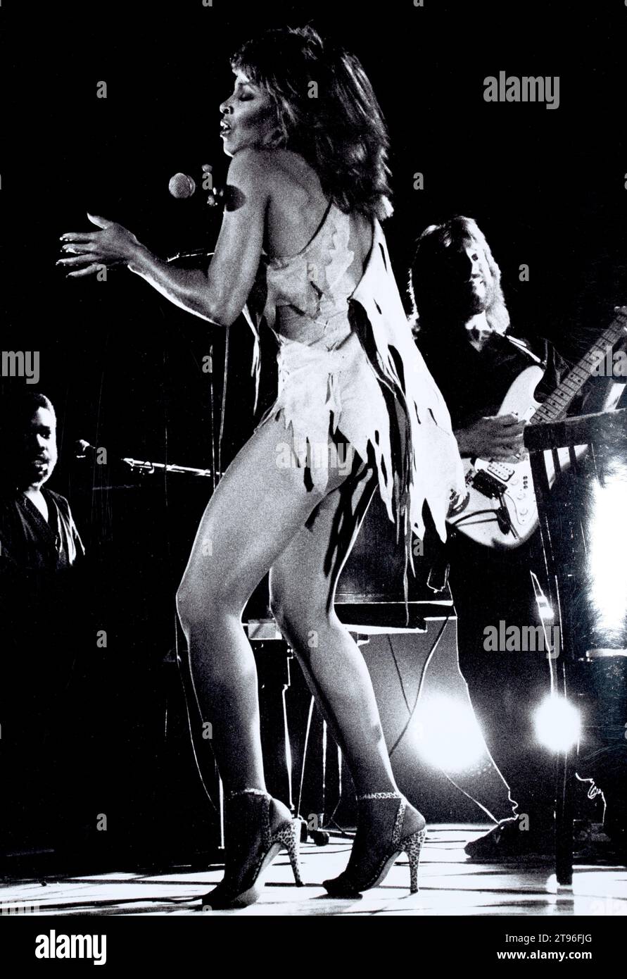 Tina Turner in concert  the Doelen Rotterdam Holland. 1982- vvbvanbree fotografie Stock Photo