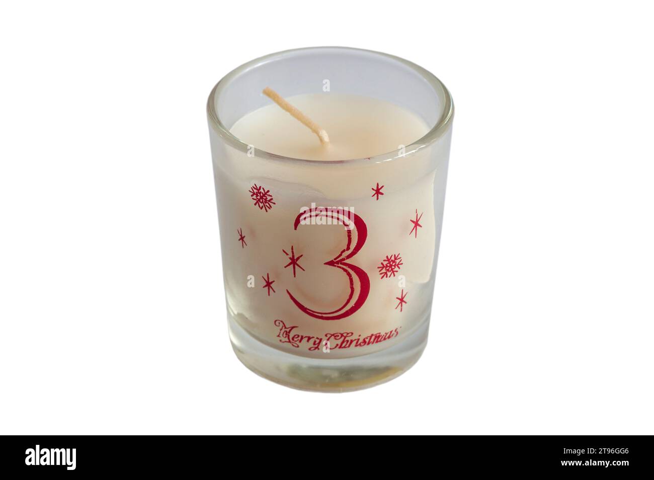 votive candle number 3 three from 12 days of Christmas votive candles