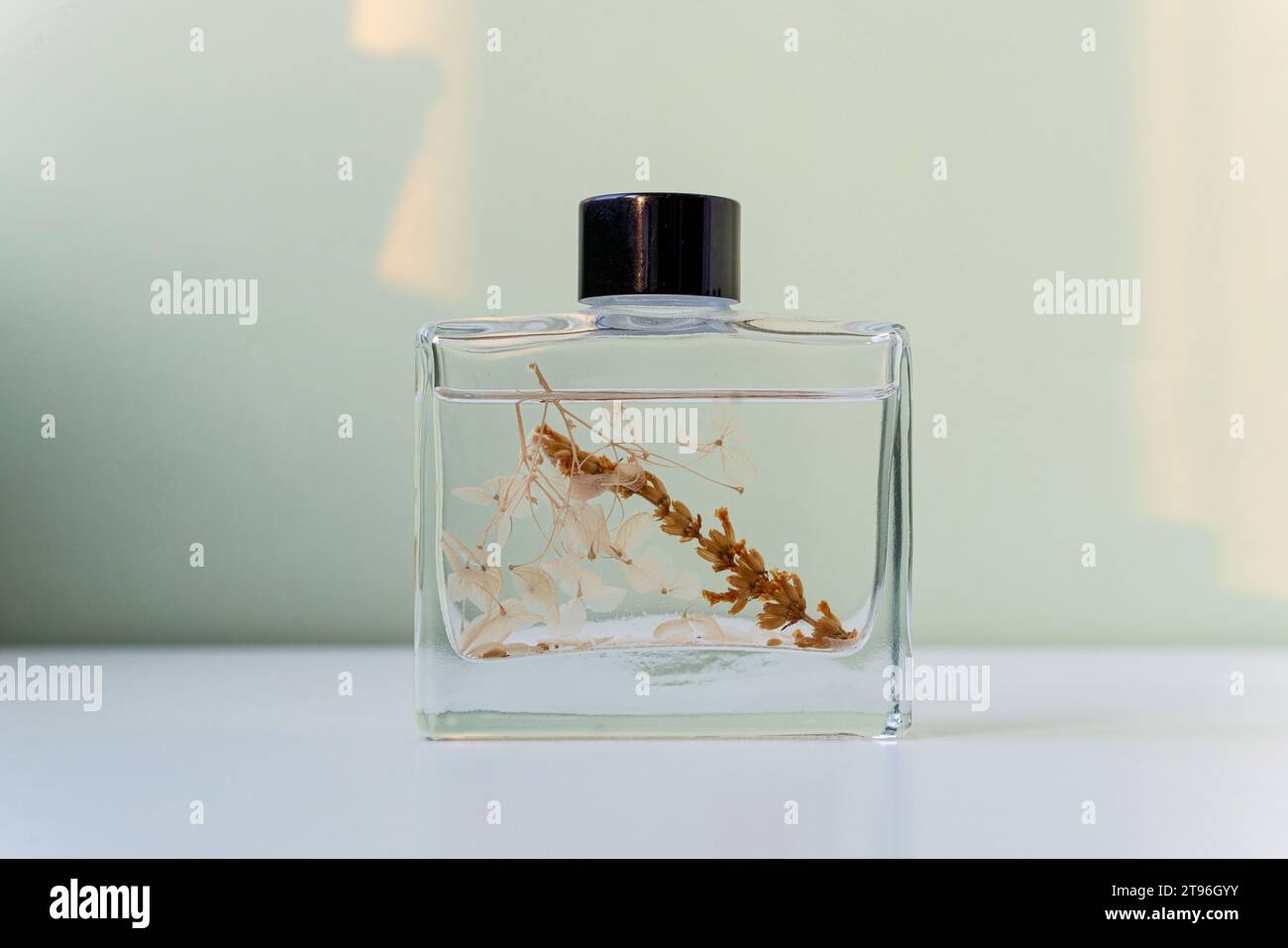 aroma diffuser on a light background, aromatherapy Stock Photo
