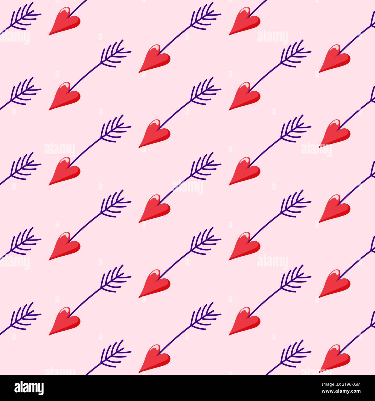 Arrows through heart Stock Vector Images - Alamy