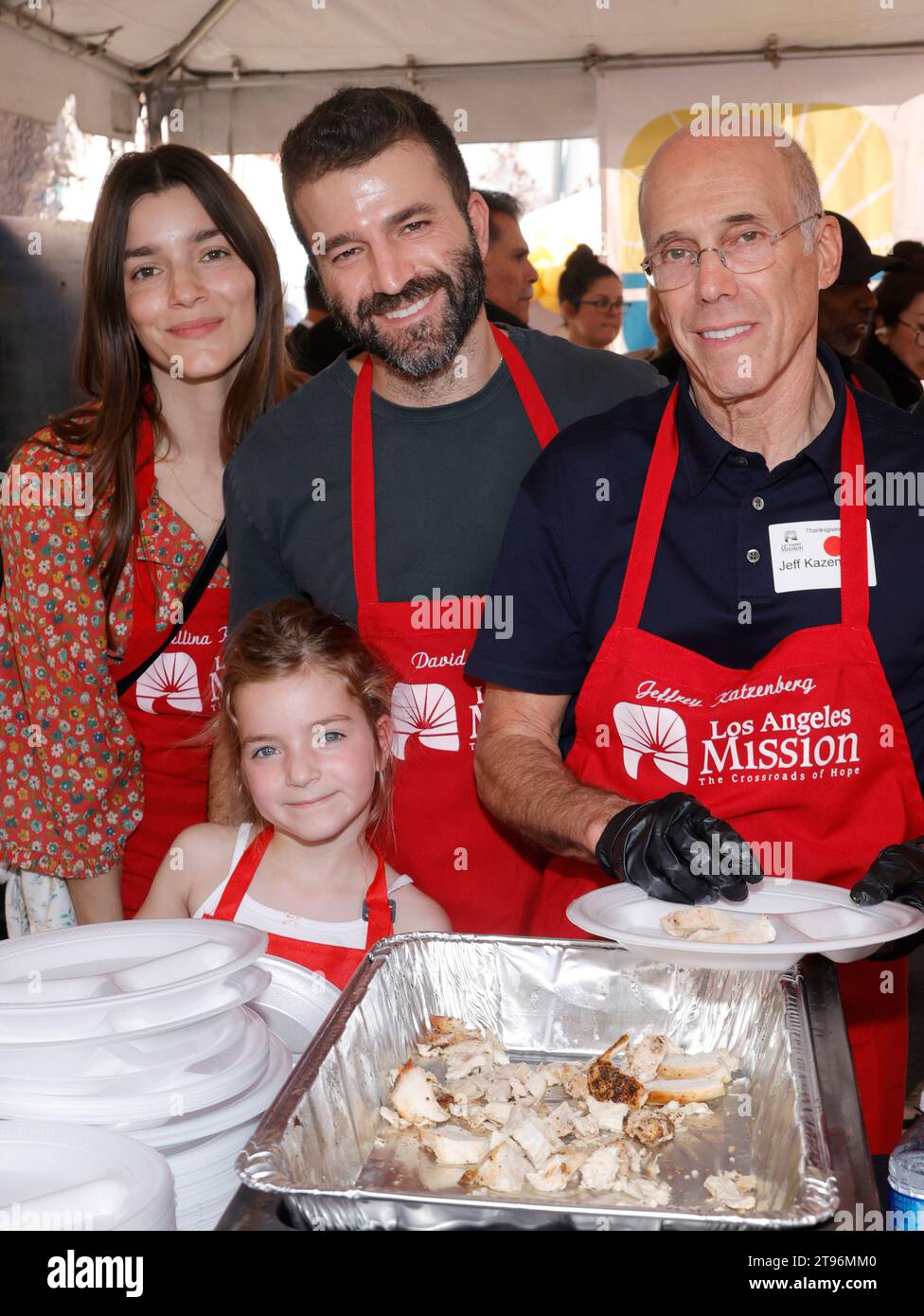 Los Angeles, Ca. 22nd Nov, 2023. David Katzenberg, Stellina Bickers