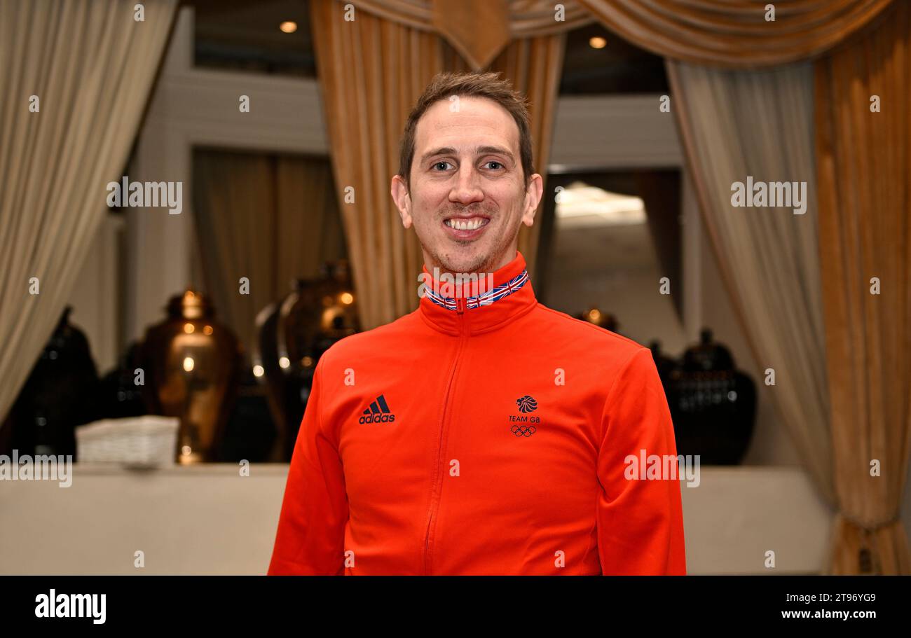 London, UK. 23rd Nov, 2023. during the announcement of the Triathlon