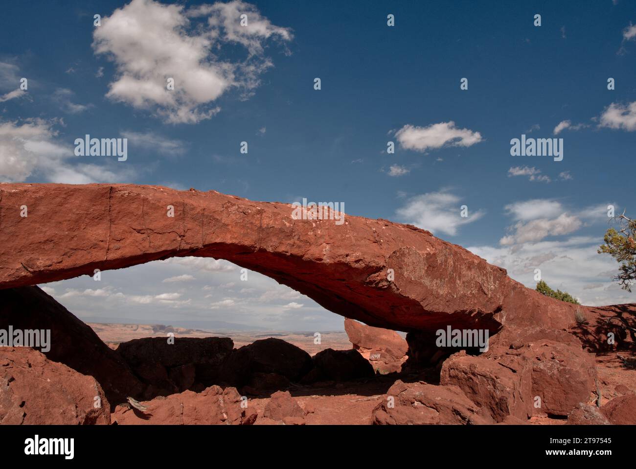 Scorpion Arch in Grand Staircase-Escalante National Monument Stock Photo