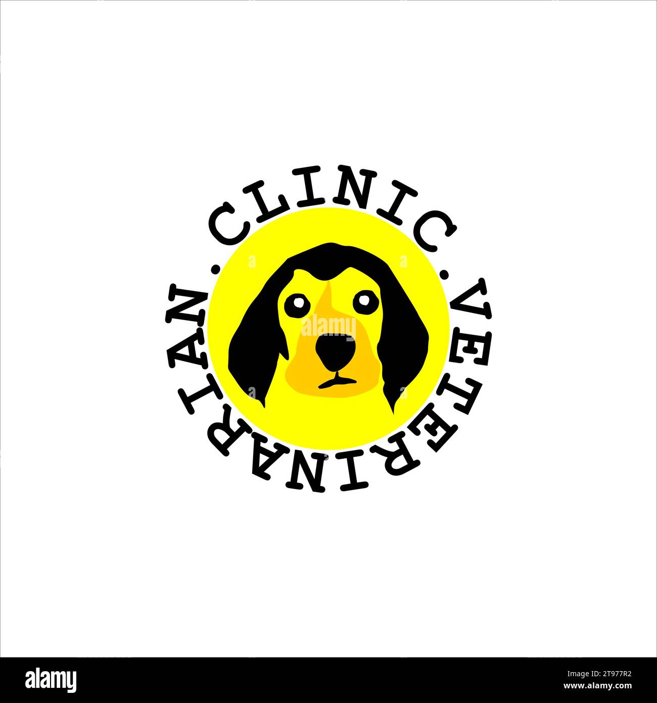 Veterinary and pet shop logo vector design Stock Vector