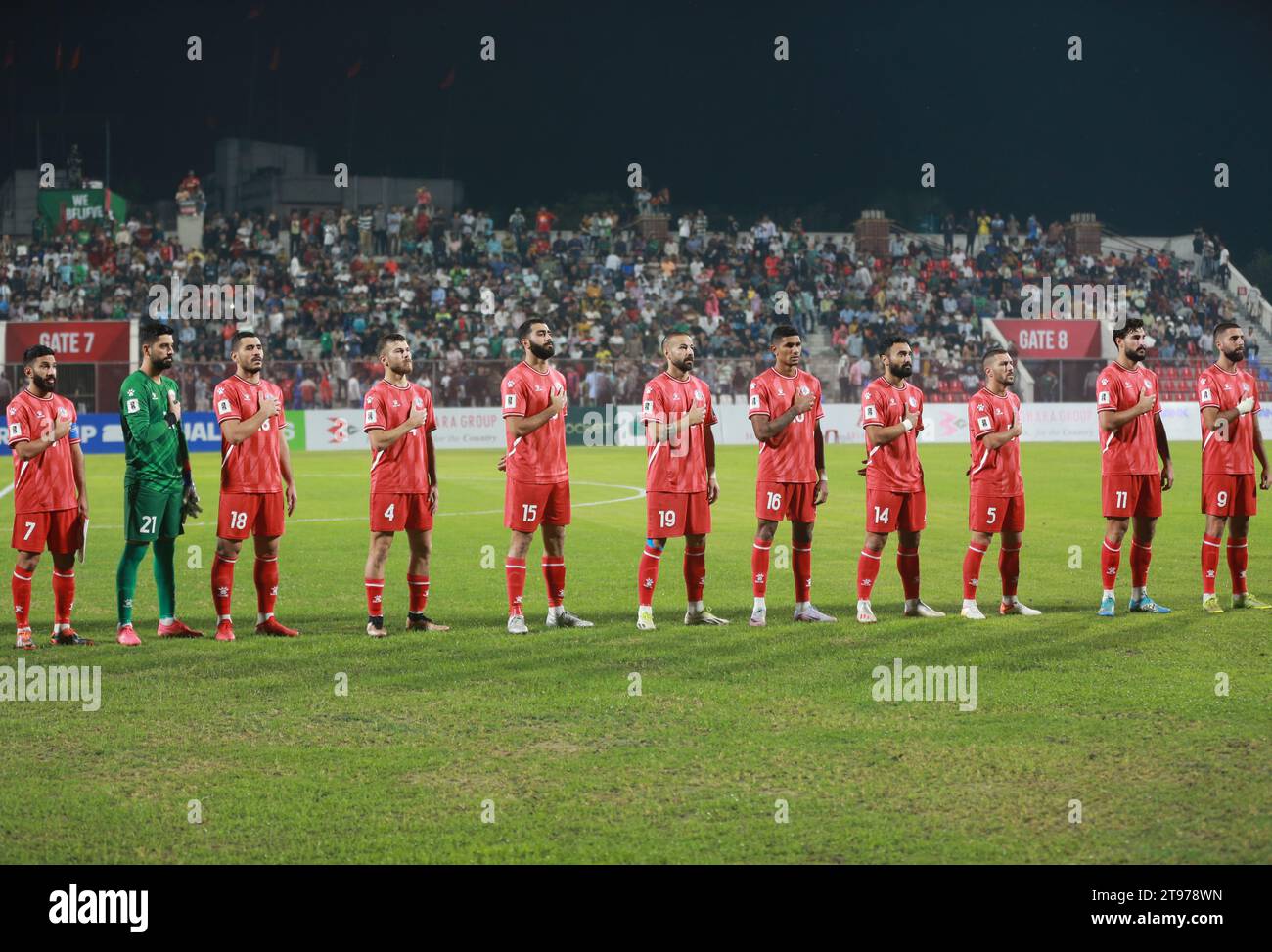 Group Photo Of Lebanon National Football Team During The FIFA World Cup ...