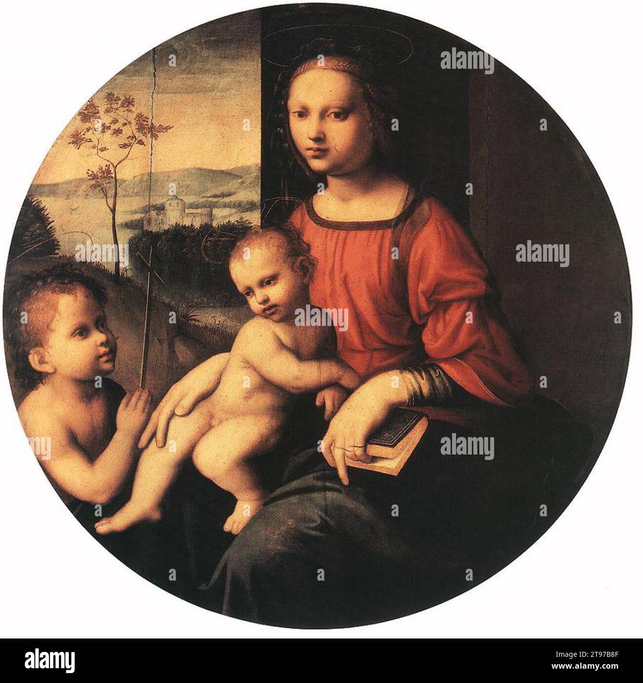 Virgin and Child with the Infant St John the Baptist - by Giuliano ...