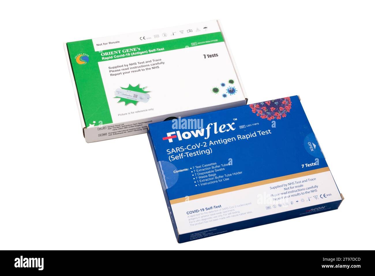 Box of lateral flow test / LFT / LFD / lateral flow device kit for