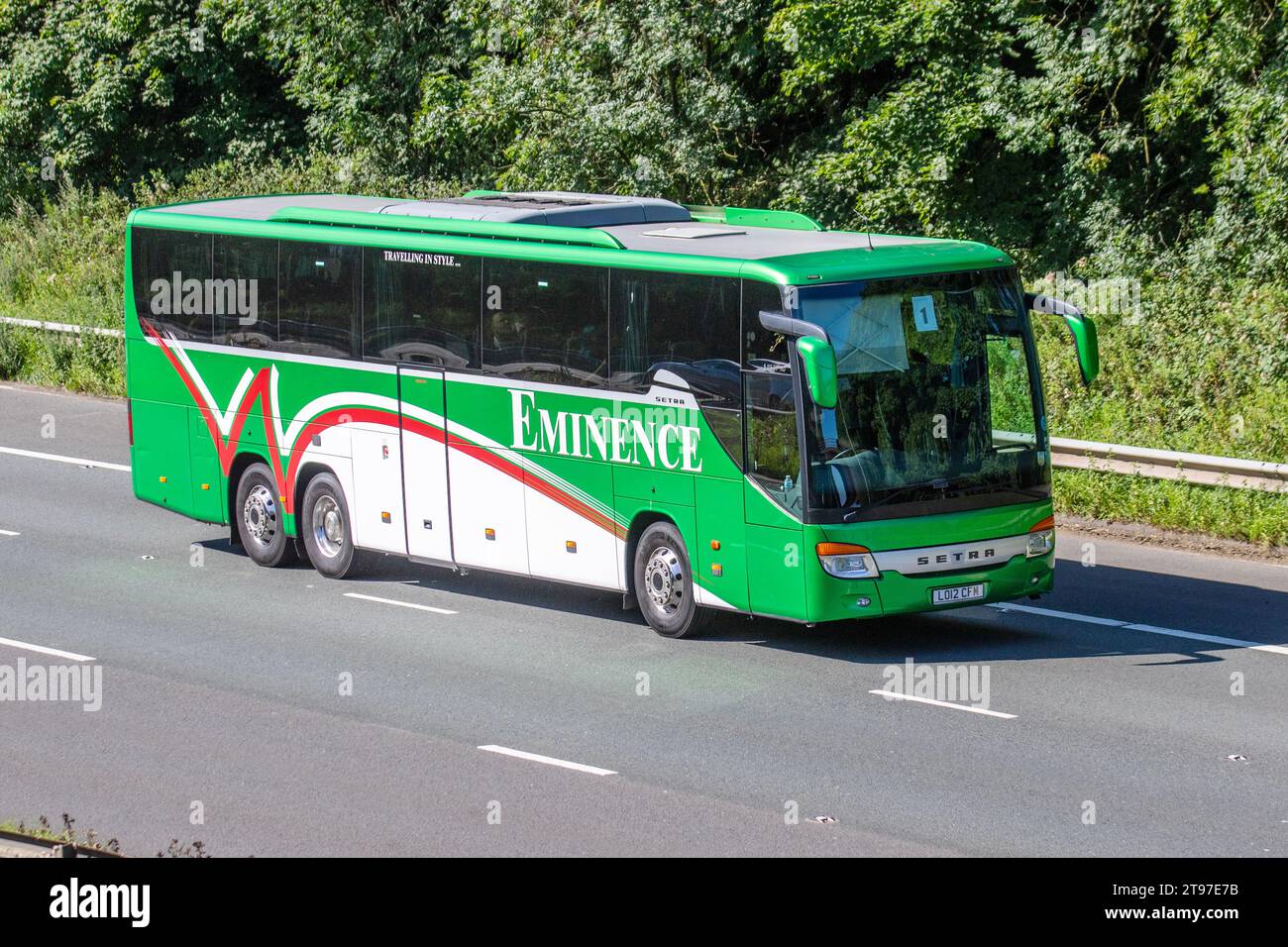 Eminence Setra single deck coach travel & minibus hire. Setra S416GT