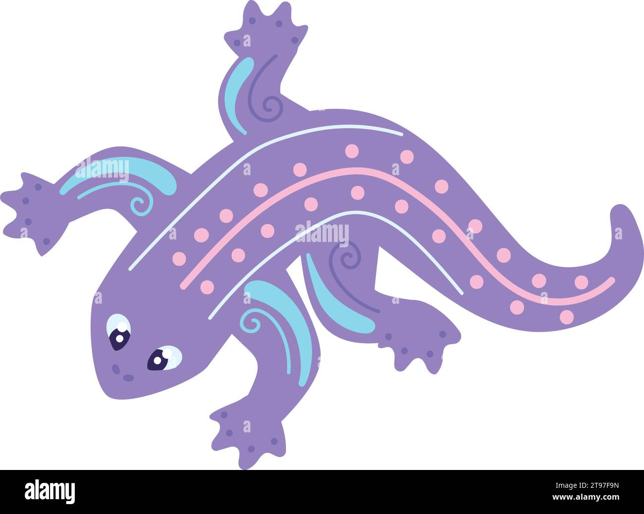 mexico alebrije lizard Stock Vector Image & Art - Alamy