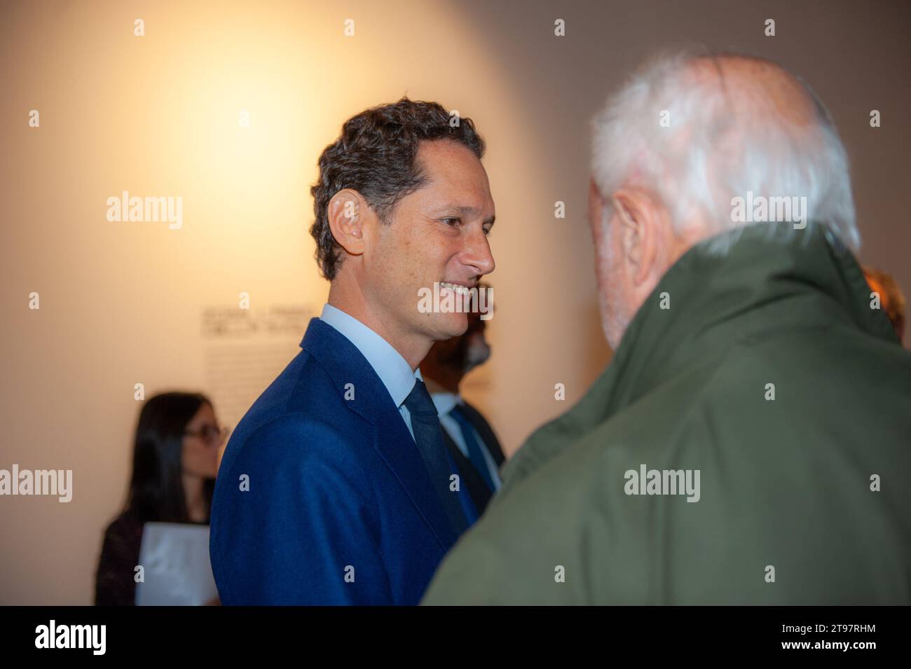 Turin (Italy) 11/23/2023 John Elkann (Exor) at the Turin Automobile ...