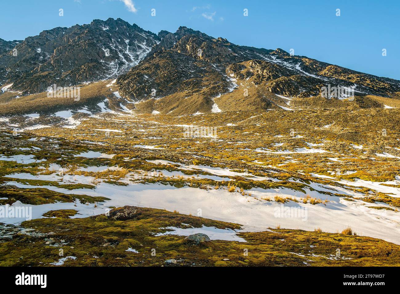 Martial glacier landscape, ushuaia, tierra del fuego, argentina Stock Photo