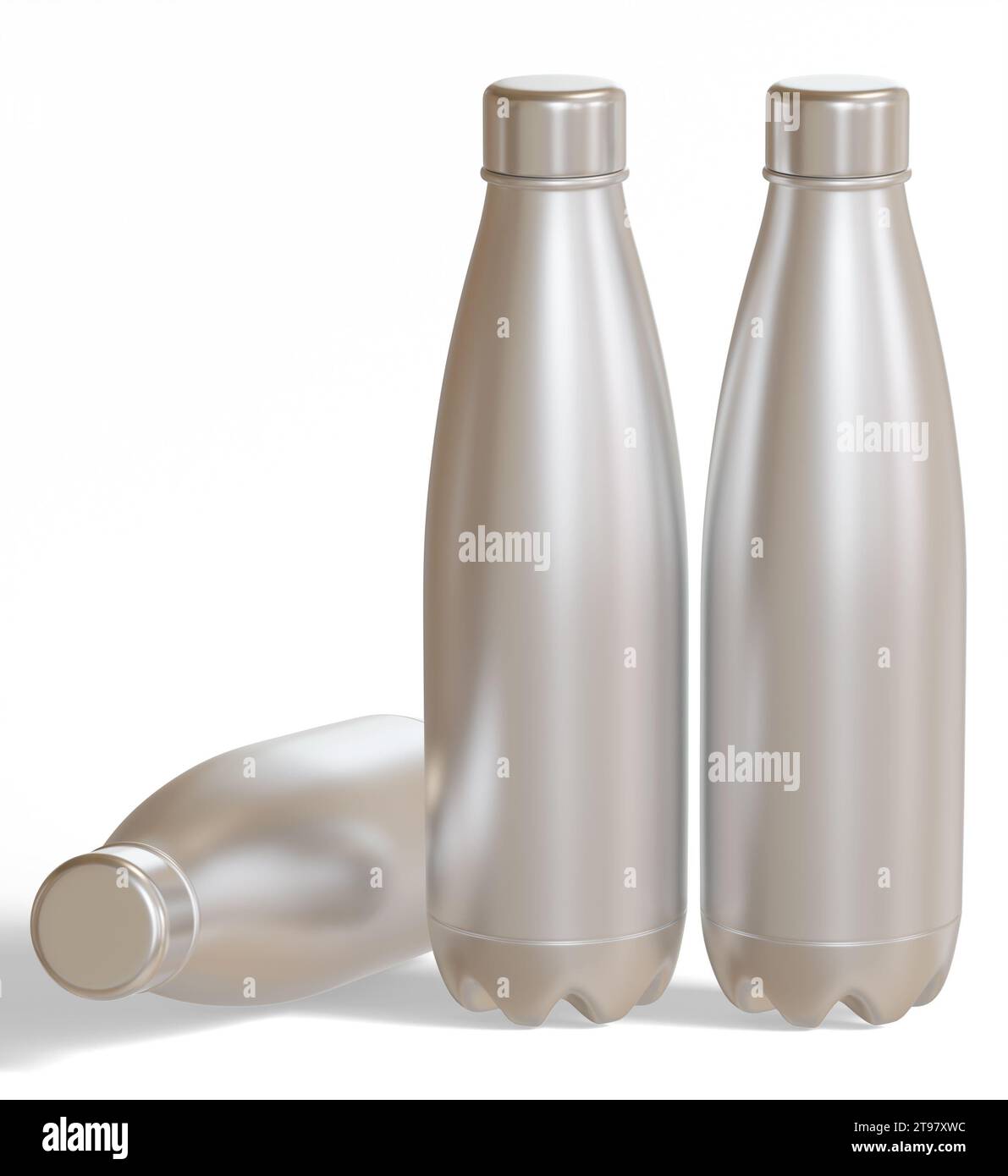 Water Botttle Texture Water bottle isolated on white background rendering 3D illustration ...