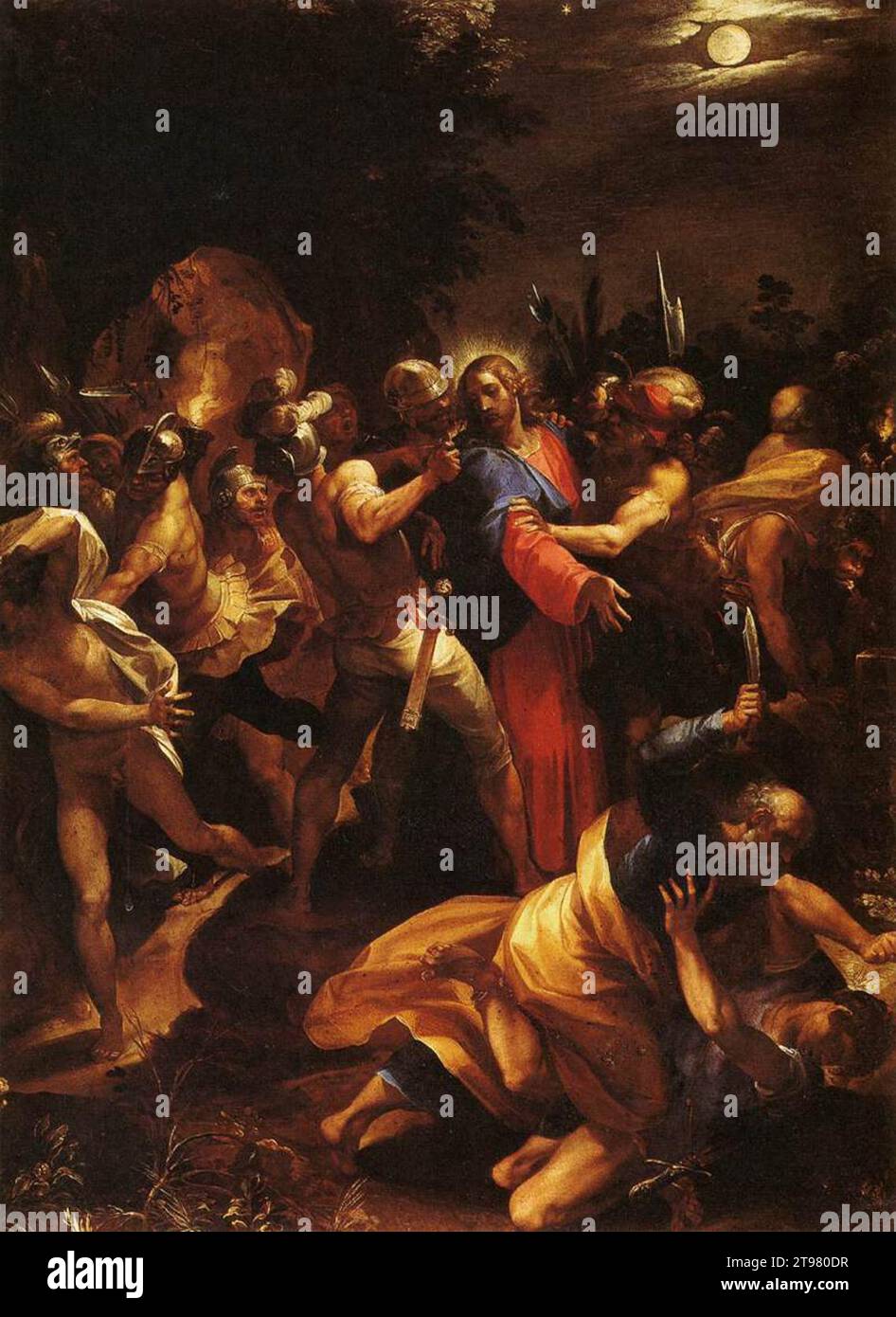 The Betrayal of Christ 1596-97 by Giuseppe Cesari Stock Photo - Alamy