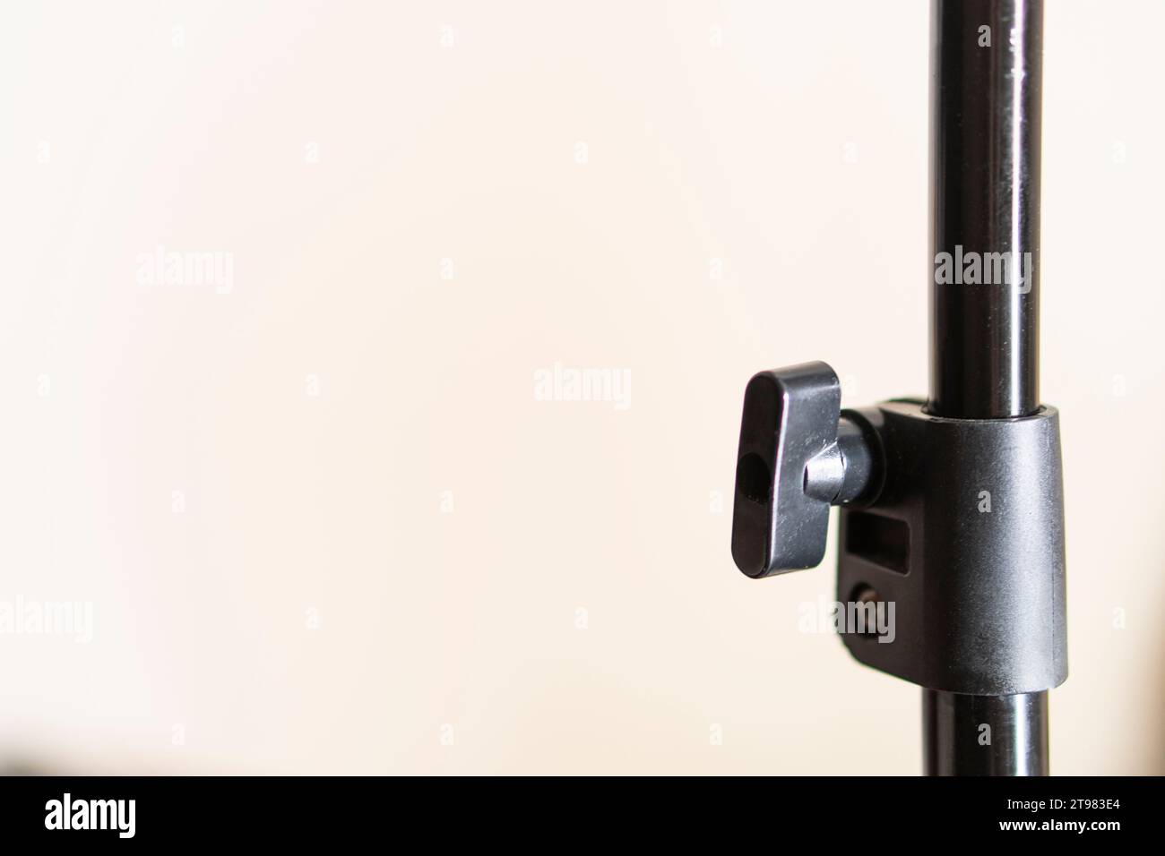 Tripod For Camera Stand With Hydraulic Head Ball isolated on white background Stock Photo