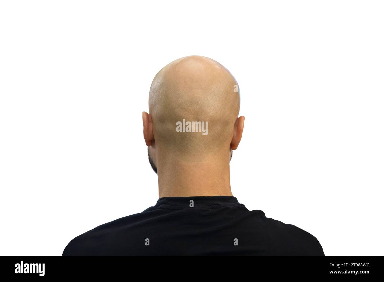 Bald man rear view hi-res stock photography and images - Alamy