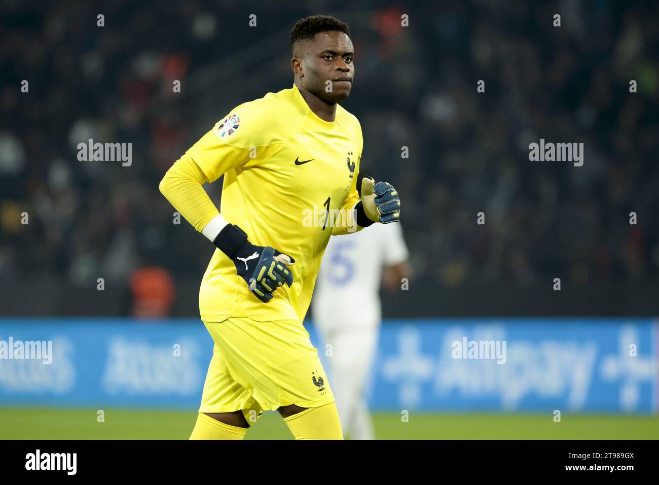 France goalkeeper Brice Samba during the UEFA Euro 2024, Qualifiers