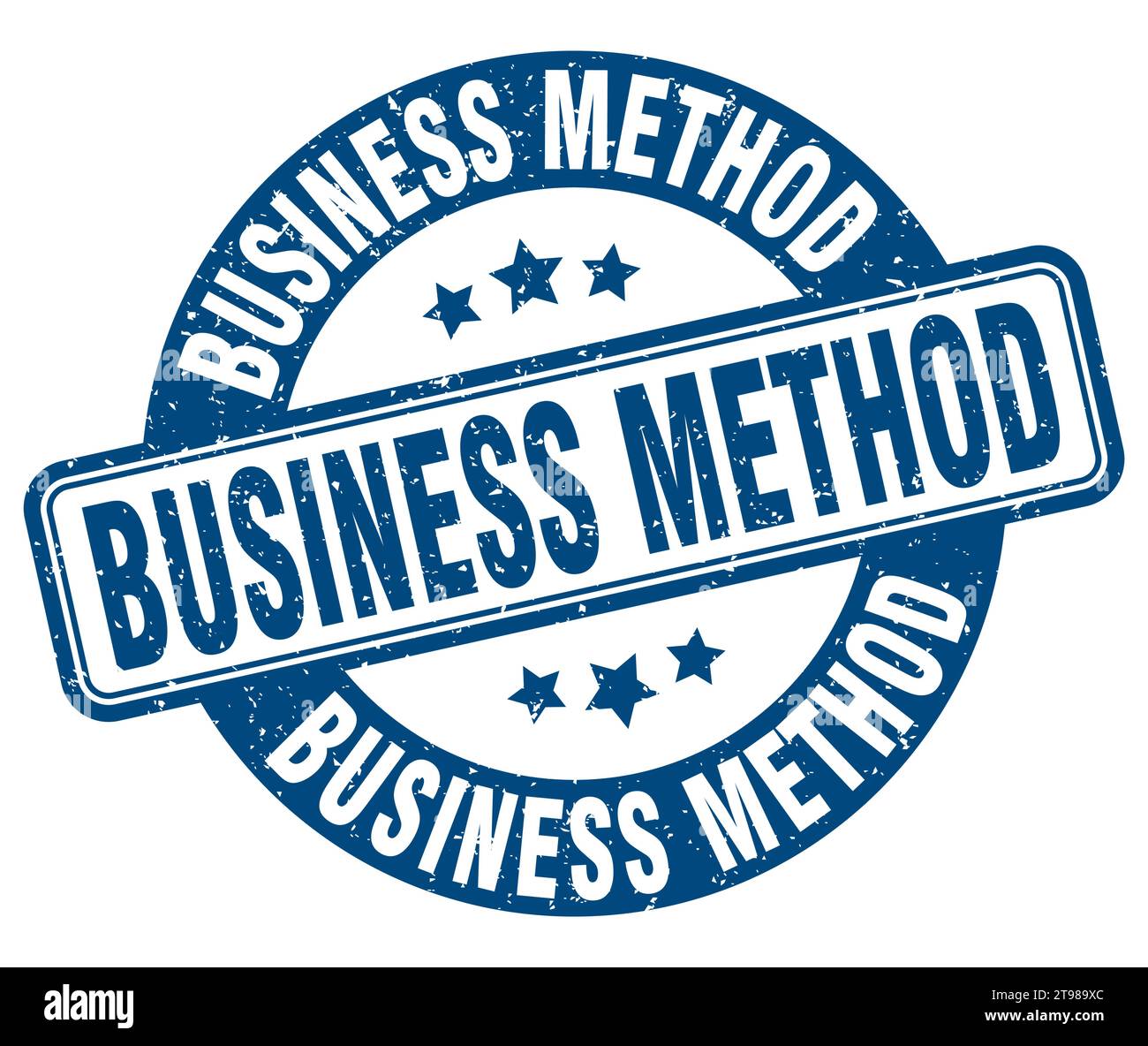 business method stamp. business method sign. round grunge label Stock ...