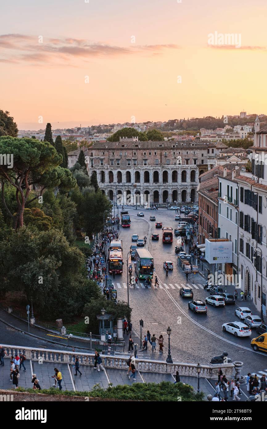 Rome, Italy November 4 2023 Teatro di Marcello (Theatre of Marcellus