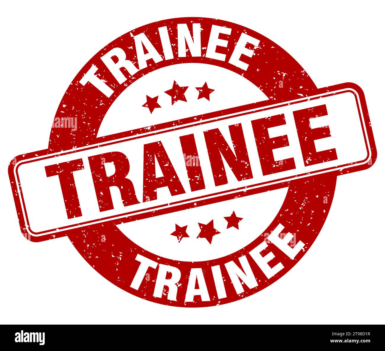 trainee stamp. trainee sign. round grunge label Stock Vector
