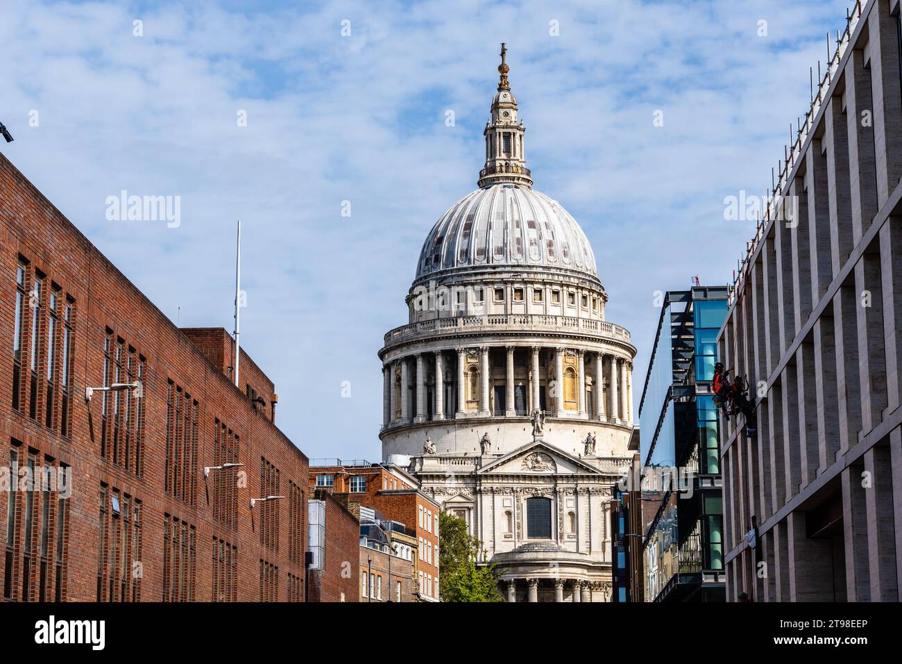 London, UK - August 25, 2023: Saint Paul Cathedral. Exterior view Stock Photo