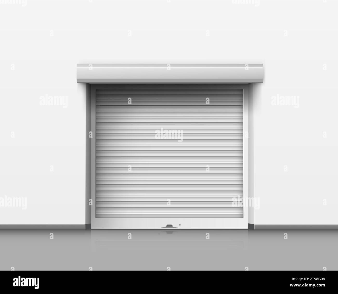 Realistic Roller shutter garage Closed door. Warehouse roller door Stock Vector Image & Art Alamy