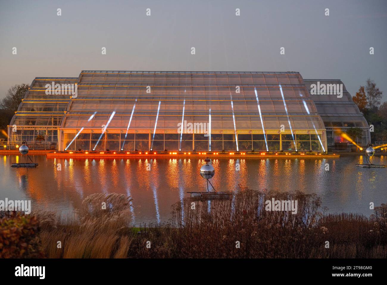 RHS Gardens Wisley, Surrey, UK. 23rd Nov, 2023. Magical preview evening