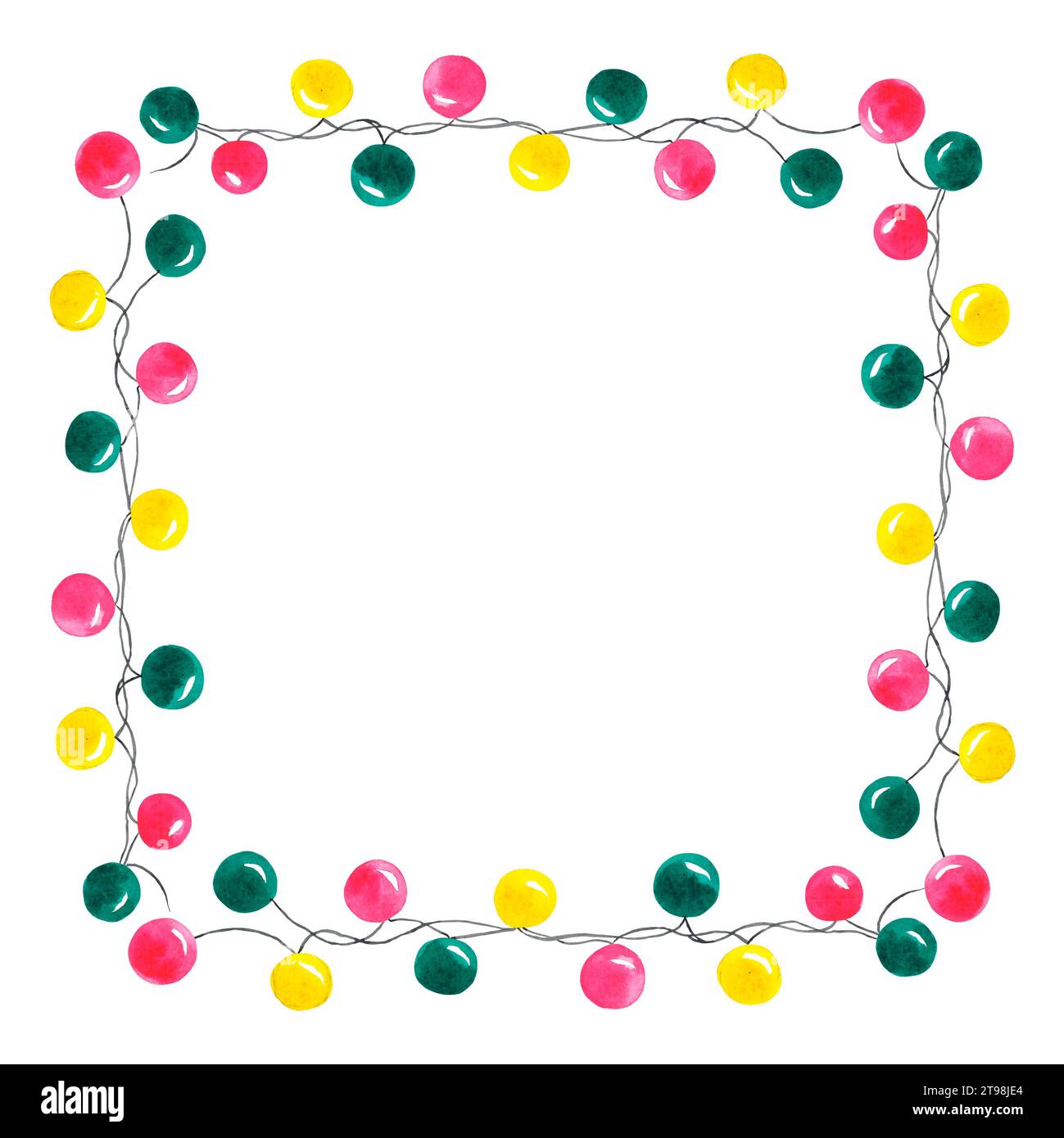 Christmas garland clipart hi-res stock photography and images - Alamy, image size:1299x1390