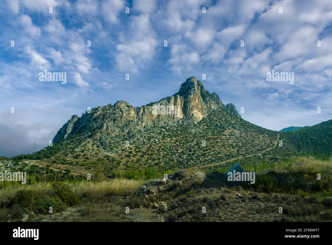 Famous Pentadaktylos Rocky Mountain (Besparmak Daglari In Turkish ...