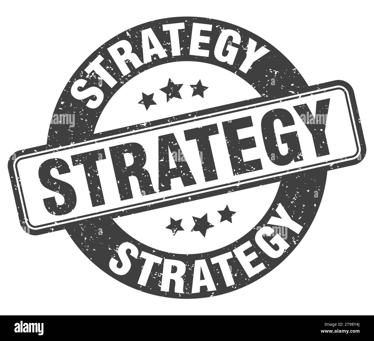 strategy stamp. strategy sign. round grunge label Stock Vector Image ...